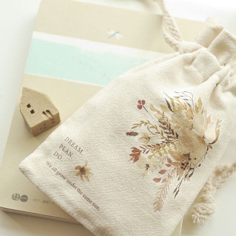 MU Printing Sticker with Drawstring Pouch Set