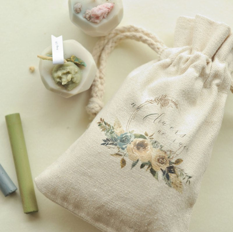 MU Printing Sticker with Drawstring Pouch Set