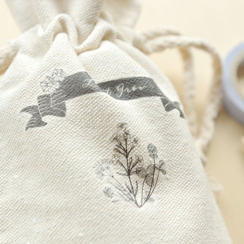 MU Printing Sticker with Drawstring Pouch Set