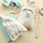 MU Printing Sticker with Drawstring Pouch Set