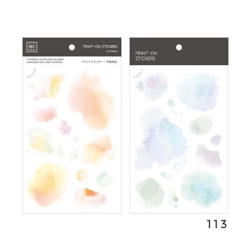 MU Print-On Sticker - Colour Series II