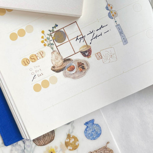 Minimalist Window Rubber Stamp