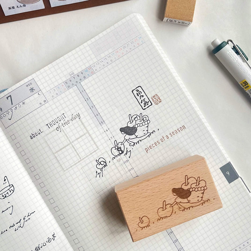 Minimalist Window Rubber Stamp