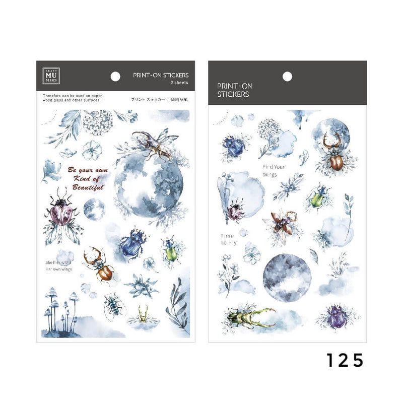 MU Print-On Sticker - Botanical Series X