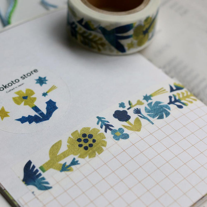 monokoto store x anone na-ni Washi Tapes - (Animals/Flowers)