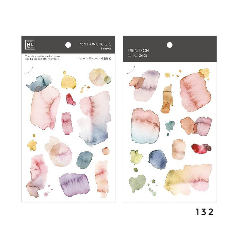 MU Print-On Sticker - Colour Series II
