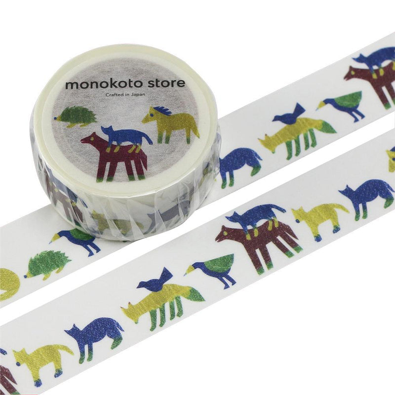 monokoto store x anone na-ni Washi Tapes - (Animals/Flowers)