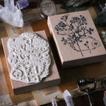 LCN Rubber Stamp Set - Dried Flowers
