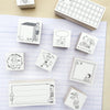 Goat x Masco Rubber Stamp - Label / Manuscript Paper