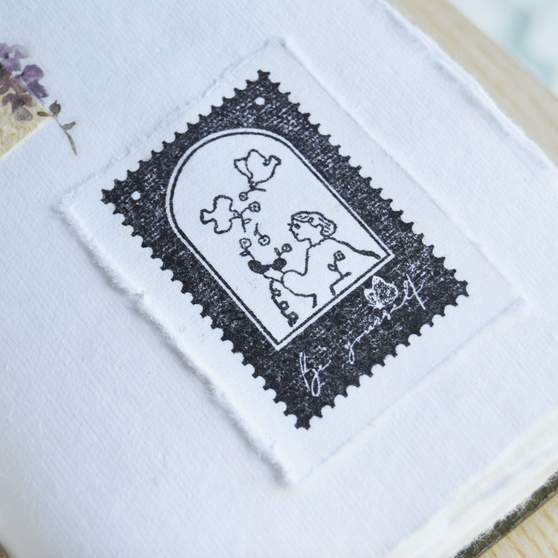 Jesslynnpadilla Rubber Stamp -  Be Yourself Postal Stamp