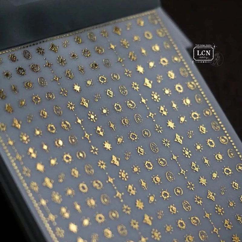 LCN Gold-Stamping Notepad - Starry Night No.2