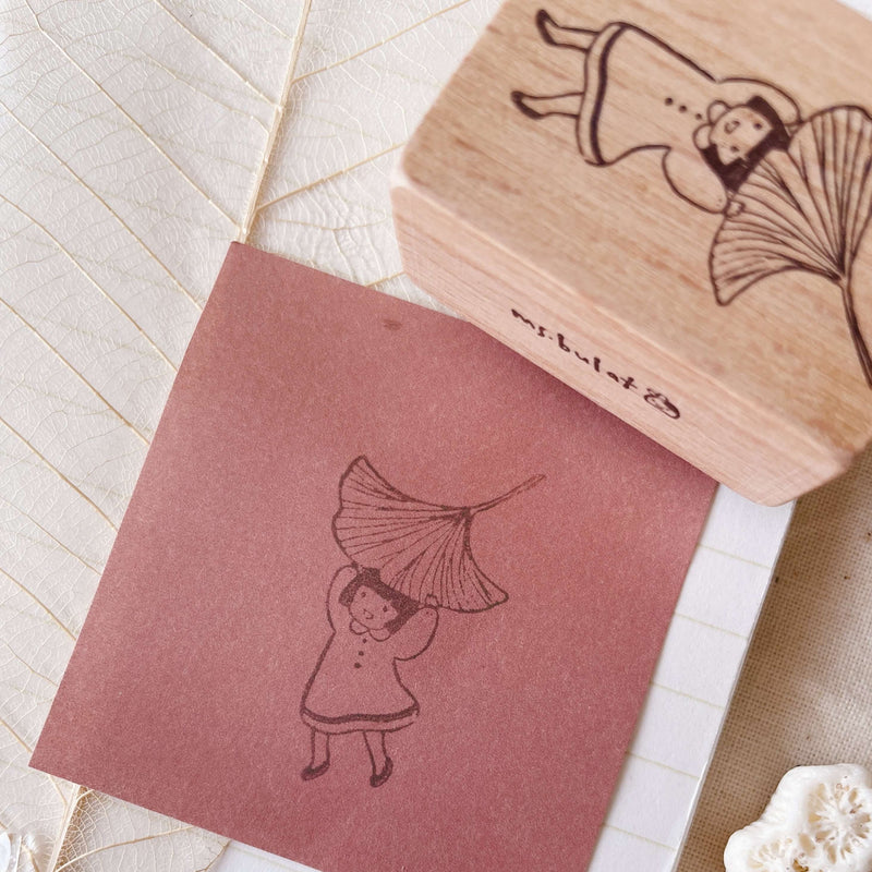 msbulat Rubber Stamp - Leaf it to me