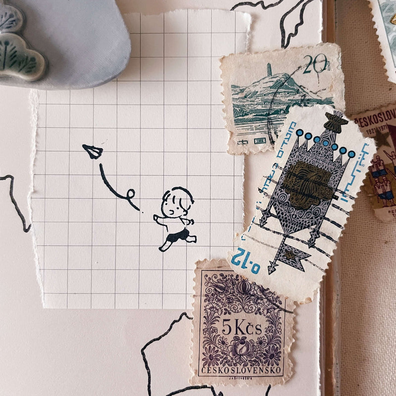msbulat Rubber Stamp - Let's go!