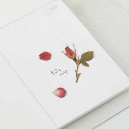 Press Flower Stickers Mini Rose