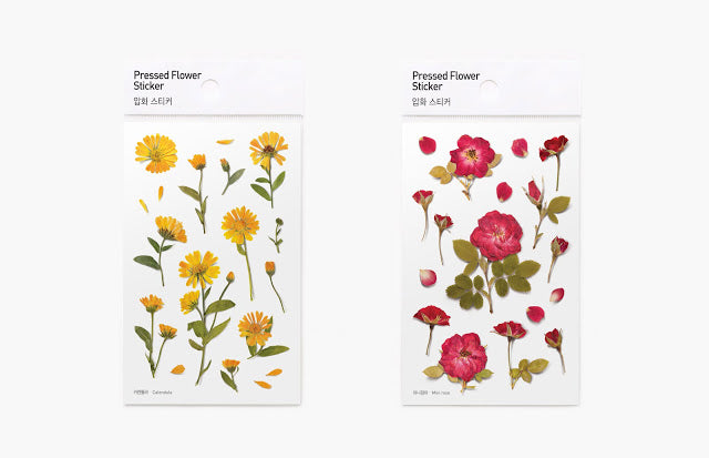 Press Flower Stickers Mini Rose