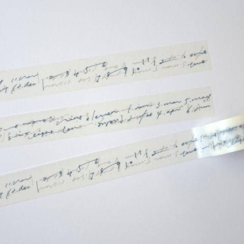 monokoto store x hase Washi Tape - Numbers