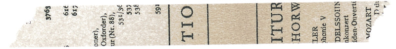 Classiky Old Book Washi Tape (15mm)