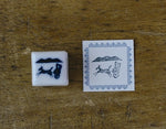 Classiky x Mihoko Seki Porcelain Stamp - Moon and the Sun