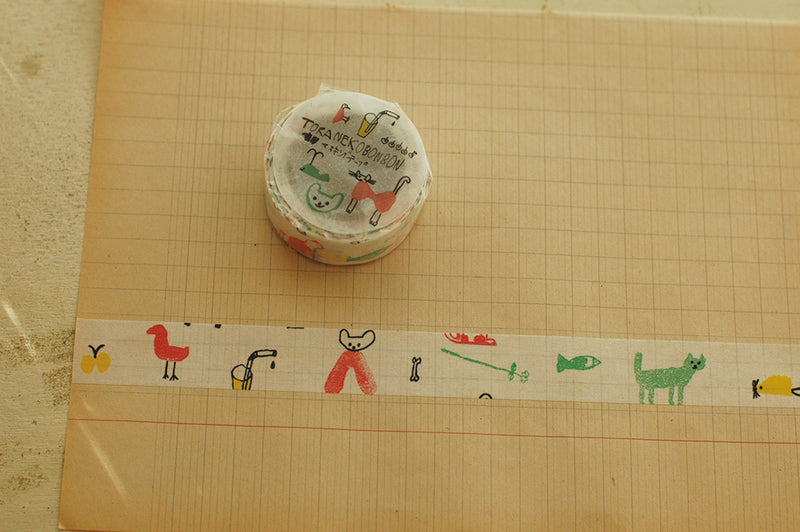 Classiky x Toranekobonbon Washi Tape - Memory of mon petit