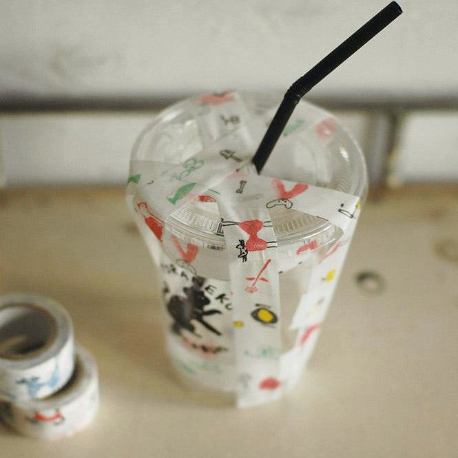 Classiky x Toranekobonbon Washi Tape - Memory of mon petit