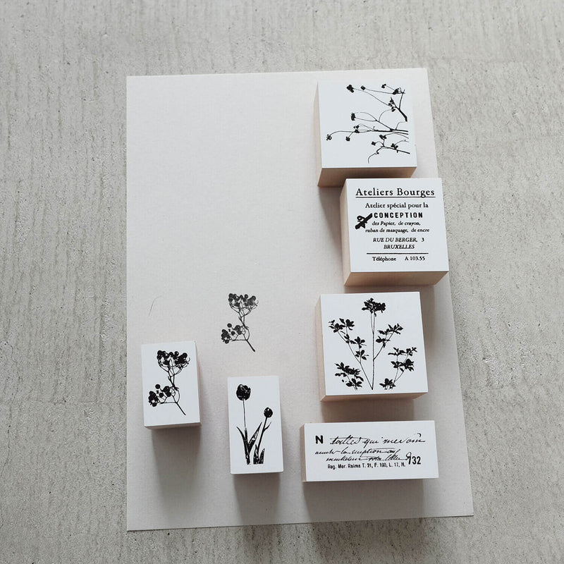 YOHAKU Original Rubber Stamp - Tulip