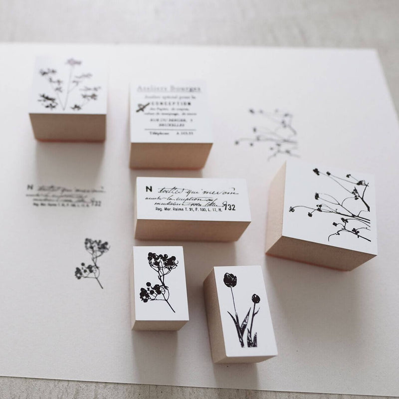 YOHAKU Original Rubber Stamp - Tulip