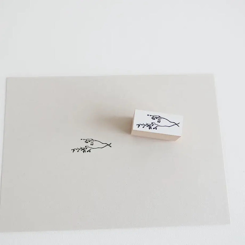 YOHAKU Rubber Stamp S-025 | Wild Rose