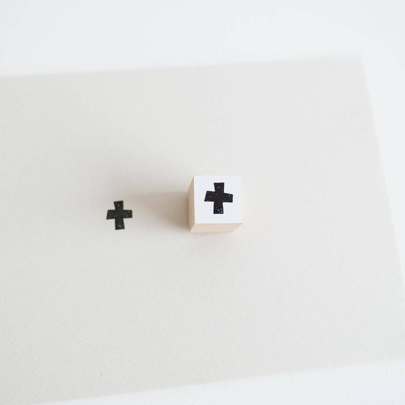 YOHAKU Rubber Stamp S-031 | Cross