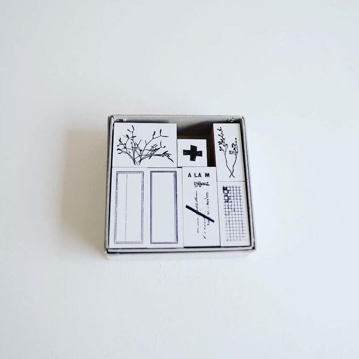 YOHAKU Rubber Stamp Set S-032 | vol.5