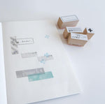 YOHAKU Rubber Stamp Set S-032 | vol.5