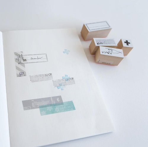 YOHAKU Rubber Stamp Set S-032 | vol.5