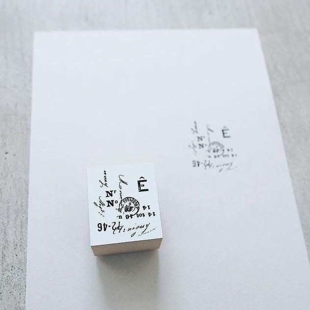 YOHAKU Original Rubber Stamp - Collage