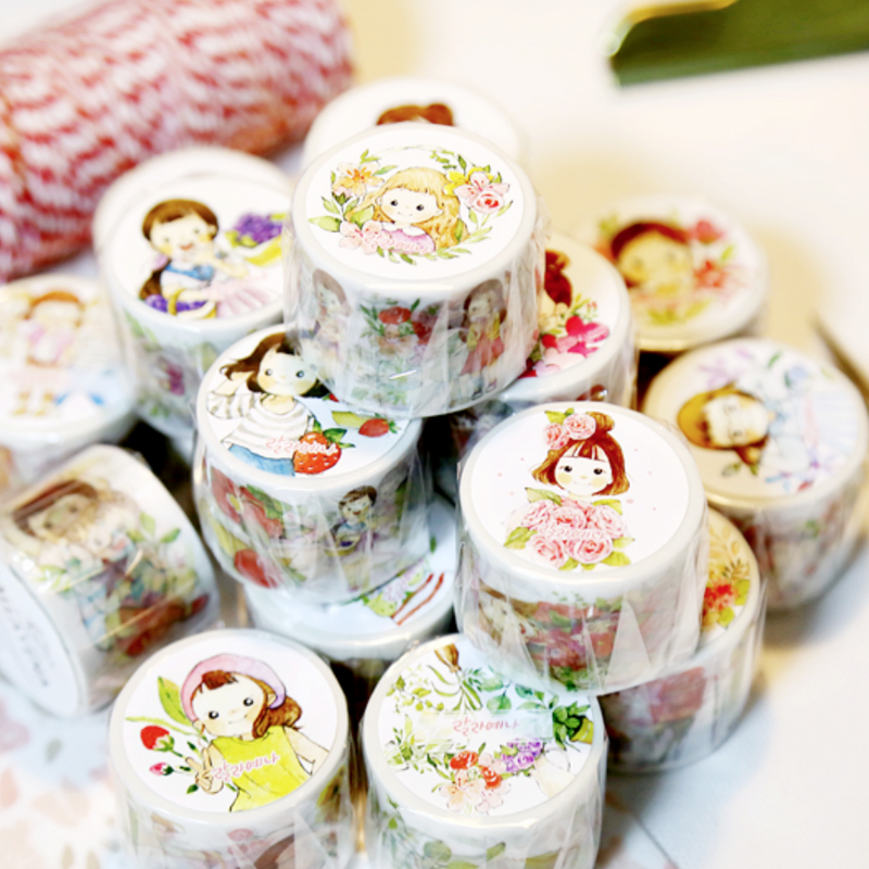 Lallayena Cute Girls Washi Tapes