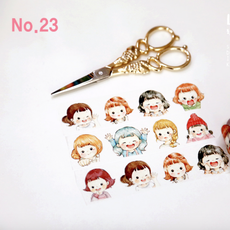 Lallayena Cute Girls Washi Tapes