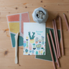 MU Print-On Sticker - Outer Space Planets