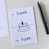 "Work From Home" Postcard