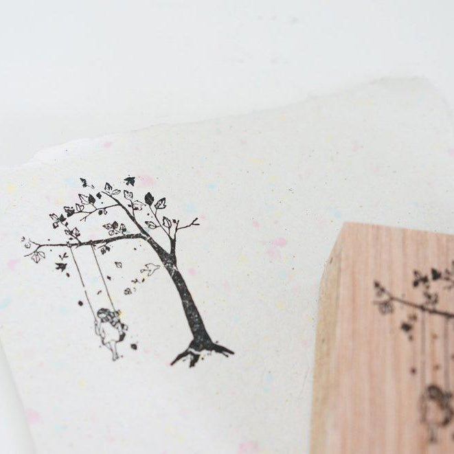 Black Milk Project Rubber Stamp - Swing