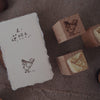 bighands handmade Rubber Stamp - Let's go! With mushroom or dog?