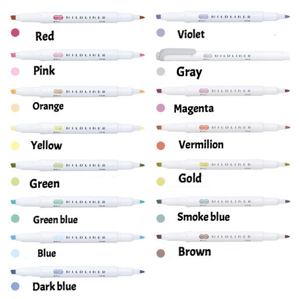Zebra Mildliner Double-Sided Highlighter