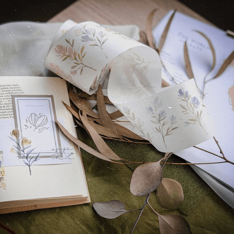 Meow Illustration Washi Tape - A Bouquet of Flower ( II )