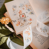 Meow Illustration Washi Tape - A Flower ( III )