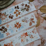 Meow Illustration Washi Tape - Anemone