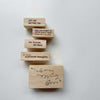 SOMe Phrase Rubber Stamp - scattered thoughts