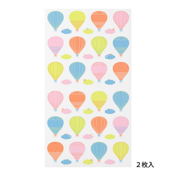 MD Semi-Transparent Sticker - Balloons