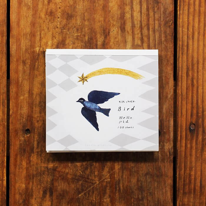 Nishi Shuku Memo Block - Bird