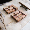 Kurukynki Rubber Stamp Set - Blind XX A+B