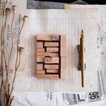 Kurukynki Rubber Stamp Set - Blind XX A+B