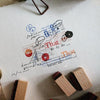Kurukynki Rubber Stamp Set - Blind XX A+B