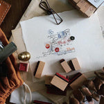 Kurukynki Rubber Stamp Set - Blind XX A+B