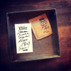 LampxPaperi Book Label Rubber Stamp